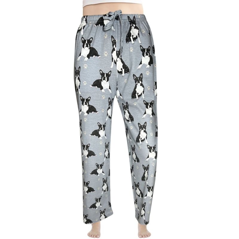 Boston Terrier Pajama Bottoms